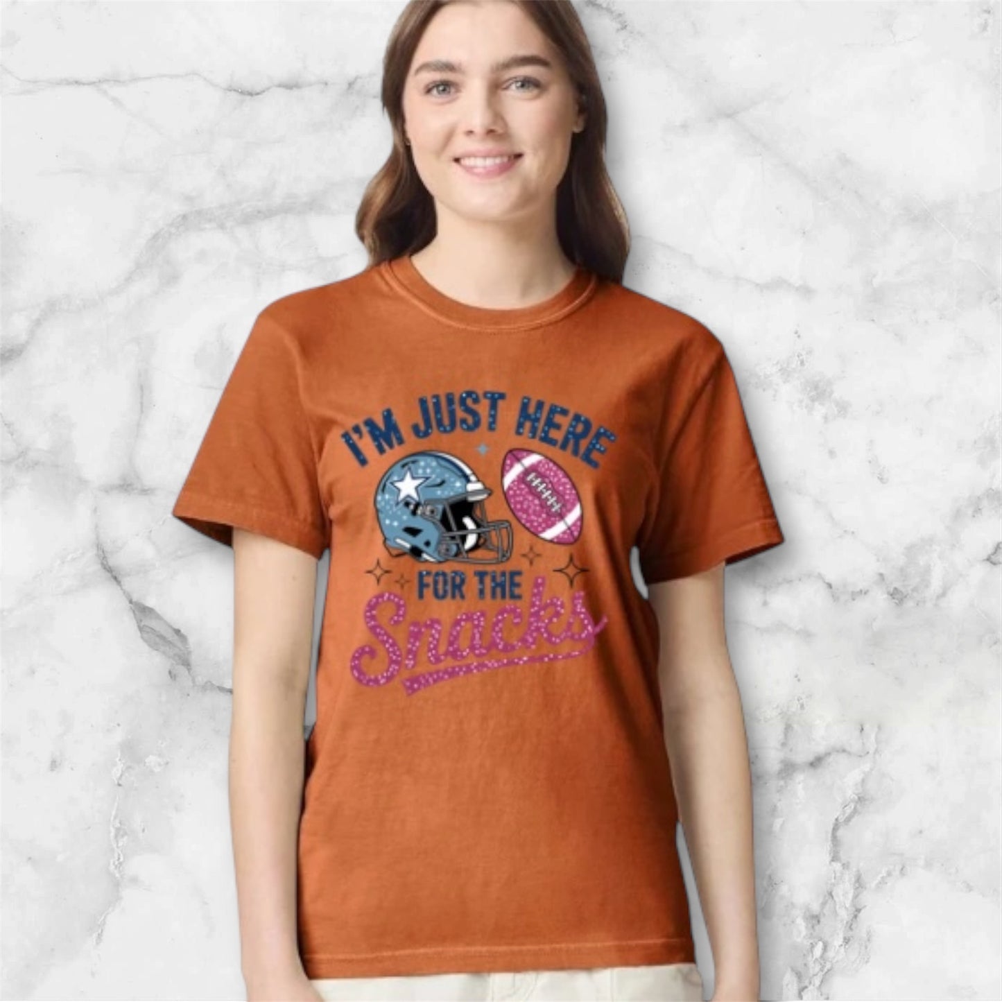 Short Sleeve T-Shirt - Foot Ball Snack/ Comfort Color