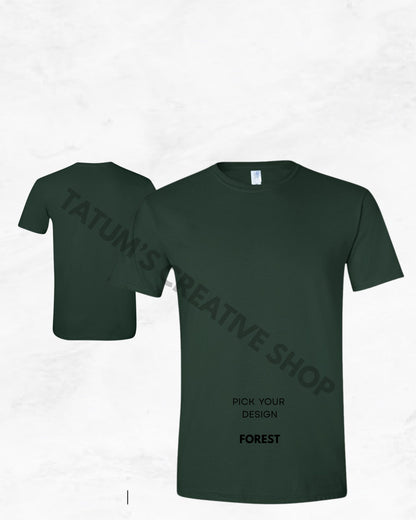 Unisex Short Sleeve T-Shirts  / Pick Your Design