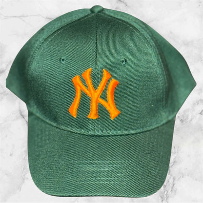 NY Embroidered Green Hat – Classic New York  Hat