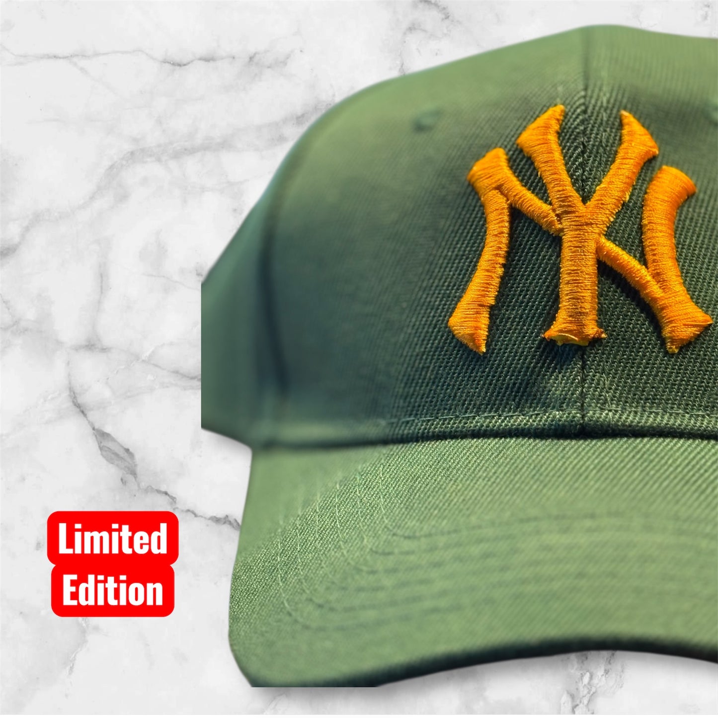 NY Embroidered Green Hat – Classic New York  Hat